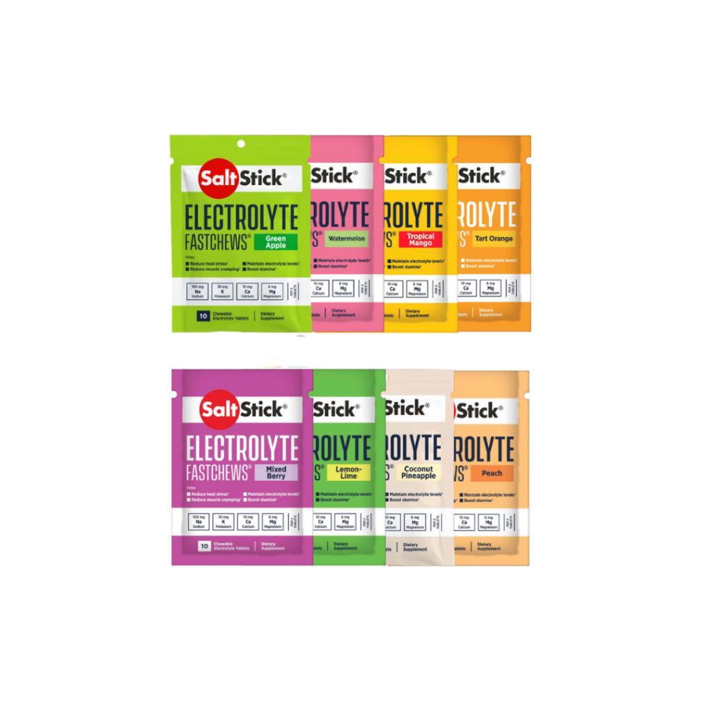 SaltStick FastChew Semua Rasa 10pcs Sachet / Salt Stick Electrolyte Fast Chews FastChews