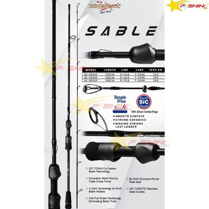 Stars Fishing BLOOD-X Joran Pancing Blood-X Sable 135 150 165 Carbon Mancing Galatama Kolam Free Pac