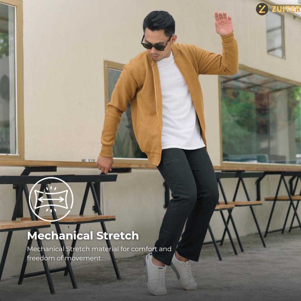 ZUITER - Basic Pants | Celana bahan slimfit formal kerja kantor dasar pria