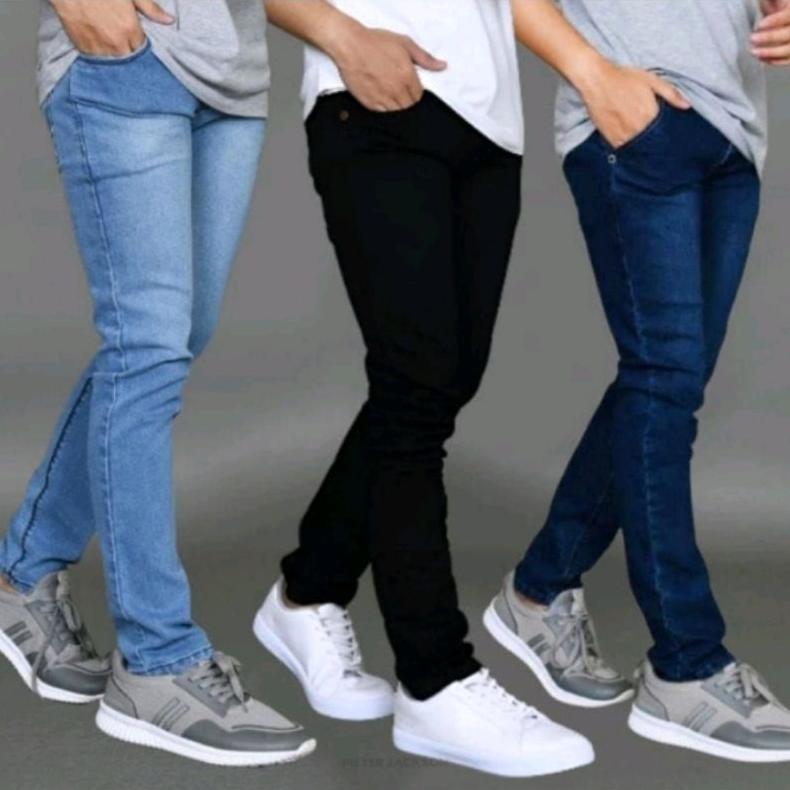 BESTPROMO JEANS PANJANG STRECH SKINNY SLIMFIT PRIA DENIM DEWASA DAN LAJANG