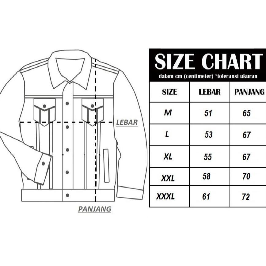 New Product Jaket Pria Jeans Denim Size Slimfit Bahan Tebal Warna Dark Brown/Coklat Tua Dark Grey/Ab
