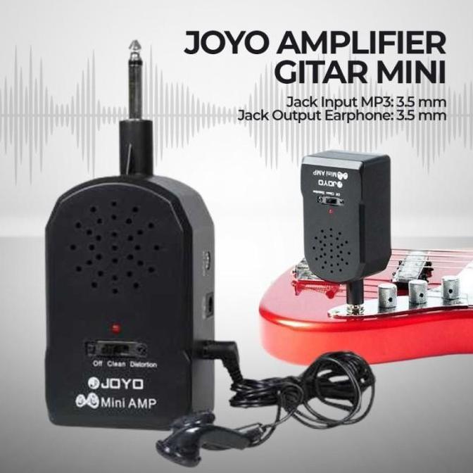 AKSULUTI Amplifier Gitar Bass Elektrik Ampli Mini amp Latihan Portable Baterai