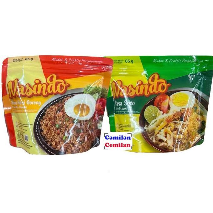 Nasindo Nasi Instan Nasi Goreng Soto Siap Saji