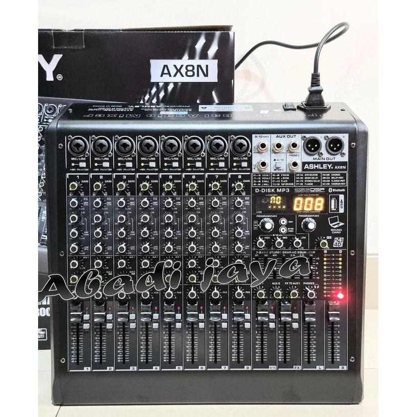 Mixer Audio ASHLEY AX8N 8 Channel Original product Ashley