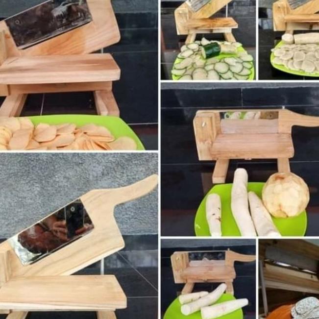 Terlariss... Alat Pemotong Keripik/Singkong/Tempe /Pisang/Pengiris Keripik Pisang /Pemotong Aneka Ke