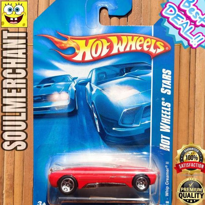 Hot Wheels Whip Creamer II Merah Hot Wheels Stars Mobil Balap Ban Plastik New