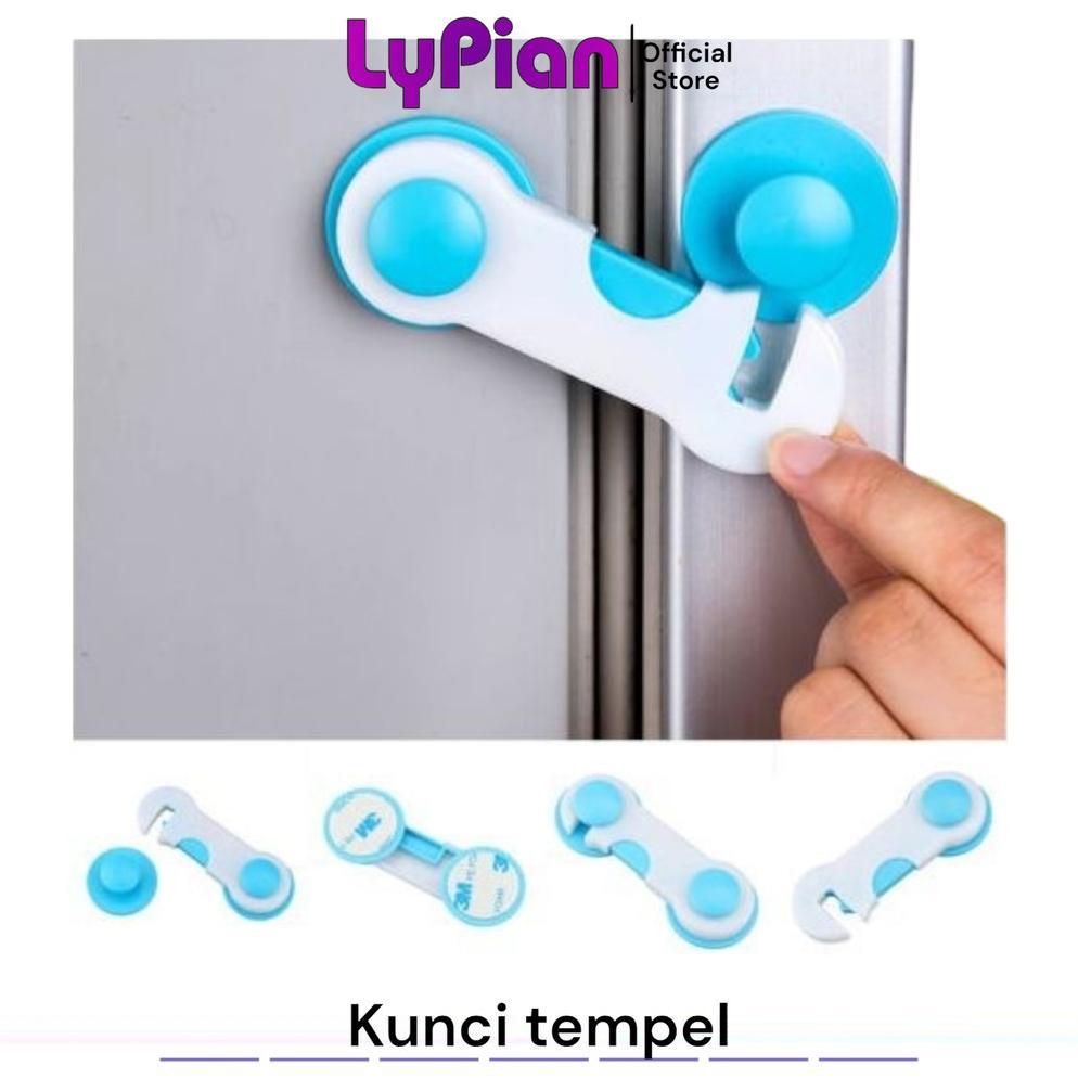 Pengaman Pintu Lemari 3M Adhesive Universal - Penahan Pintu Lemari Lem 3M
