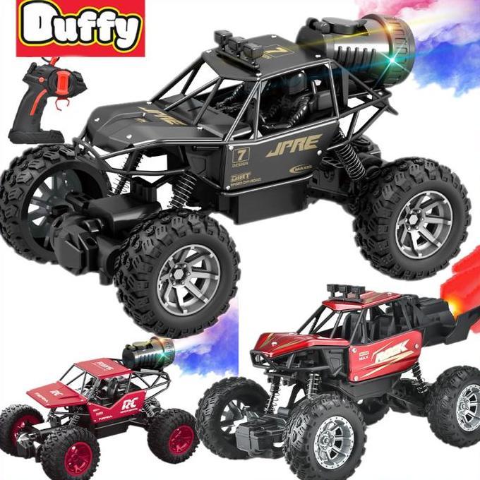2.4G Mainan Mobil Remote Control Off-Road Besar / Dengan Lampu Remote Control Kendaraan Off-Road / B