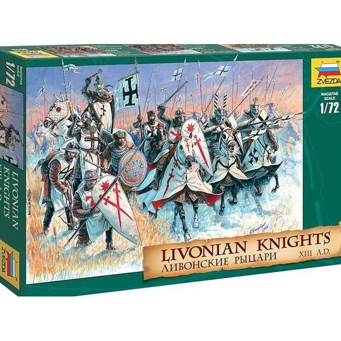 Figure Livonian Knights Skala 1:72 Zvezda