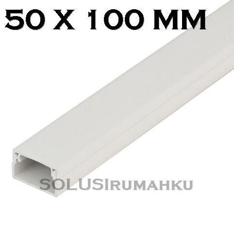 Ricita- Kabel Dak 50 X 100 Mm / Ducting Cable Pvc Pelindung Protektor