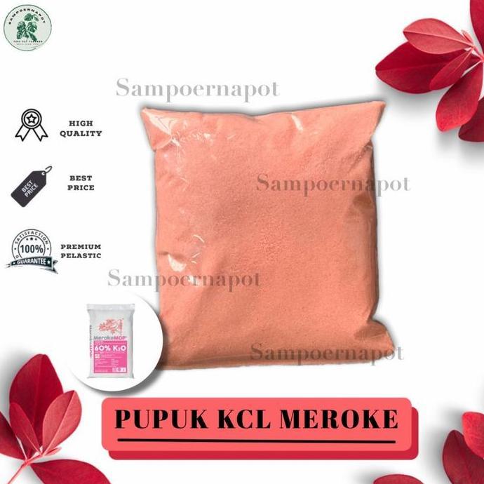 Huayuan- Pupuk Kcl Meroke Mop Kemasan Repack 1 Kg - Kcl Meroke Mop Repack
