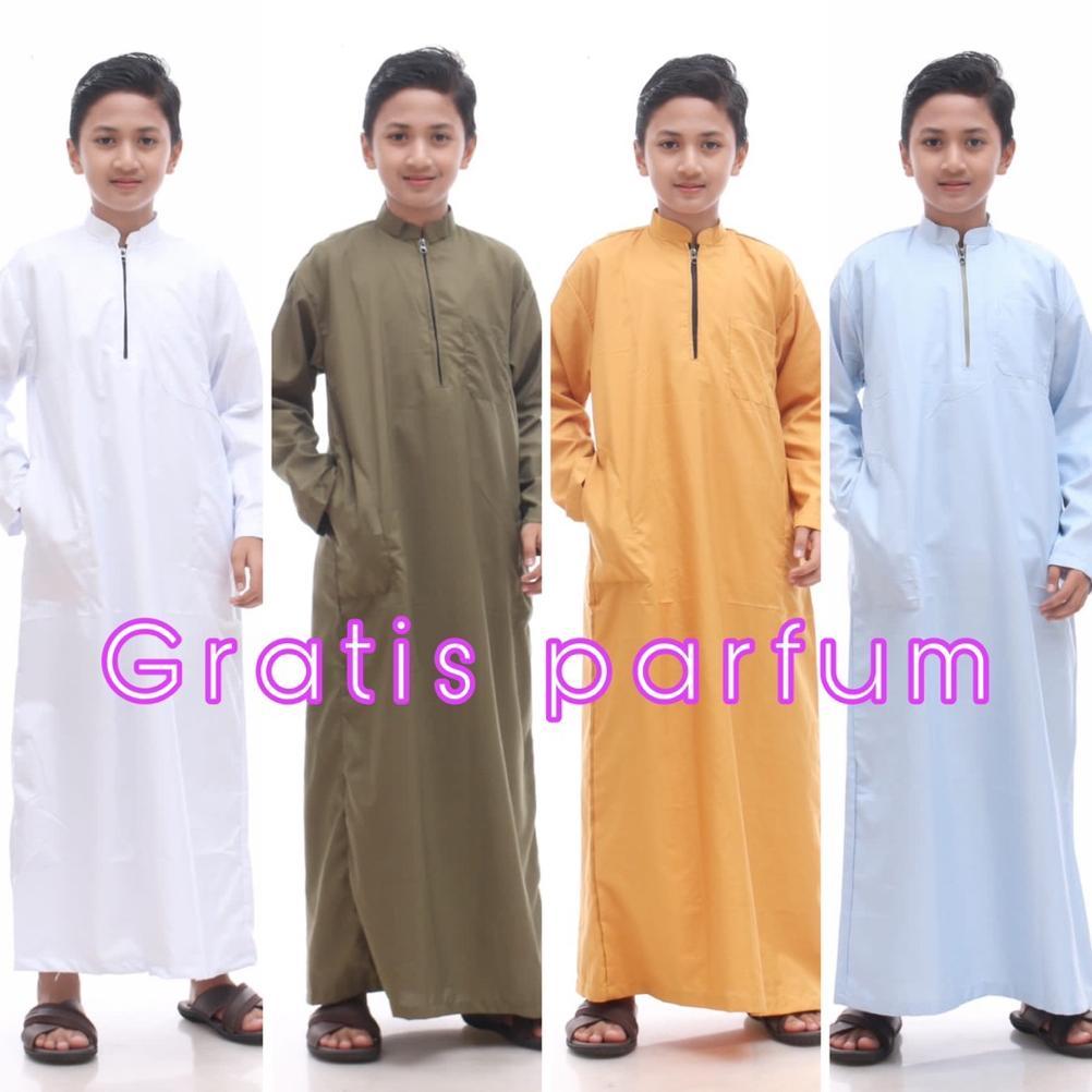 ORIGINAL JUBAH ANAK LAKI LAKI USIA 5-15 TAHUN GAMIS ANAK REMAJA LAKI LAKI BAJU MUSLIM ANAK