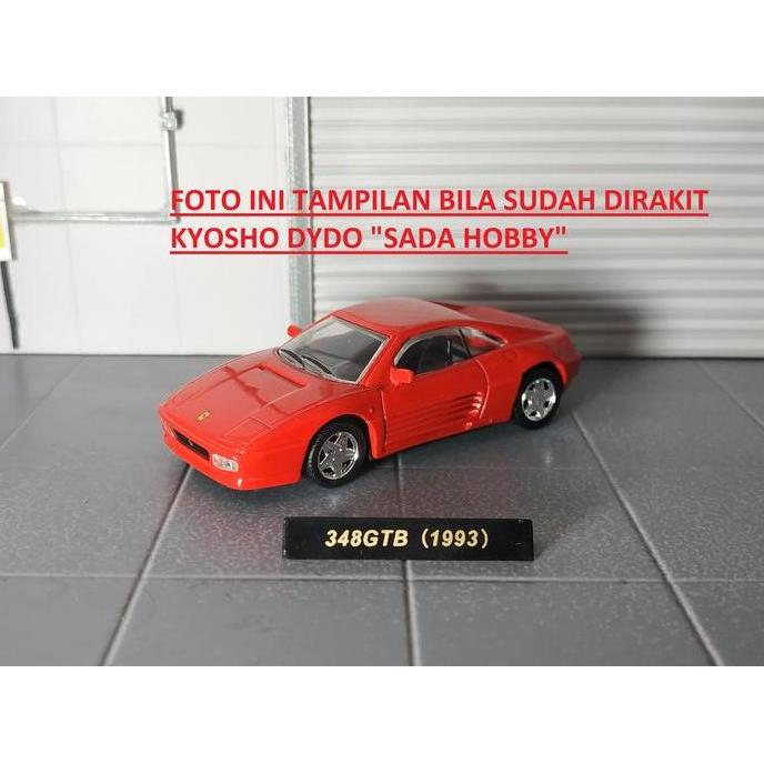 Dydo Kyosho Diecast 1/64 Ferrari 348GTB 1993 Merah