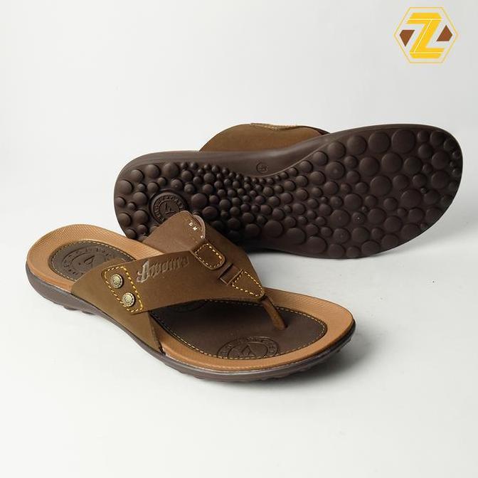 Zeger Footwear Sandal kulit pria Zeger -  Bellamo 671 sandal pria dewasa