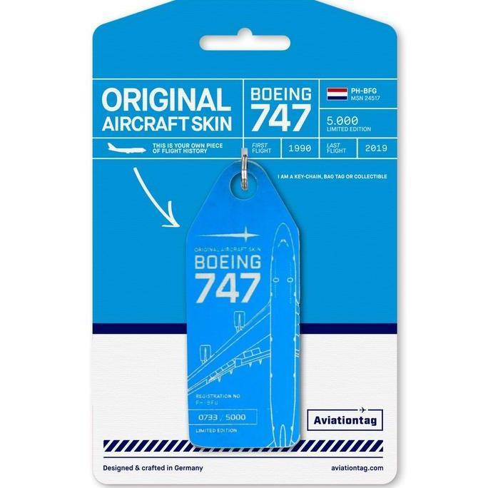 Aviation Tag KLM B 747