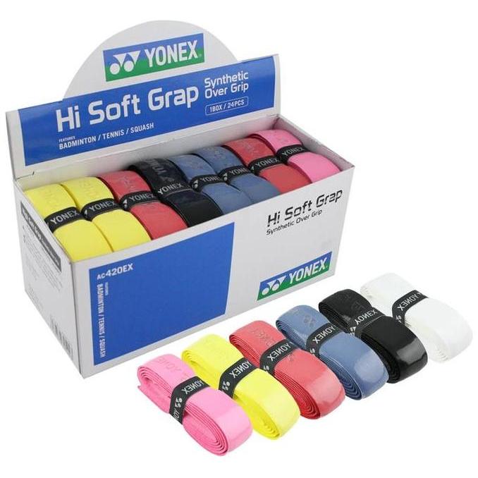 7tridarmasila - Grip Badminton Yonex AC420 EX / Grip Yonex Hi Soft AC 420 EX Grip Karet