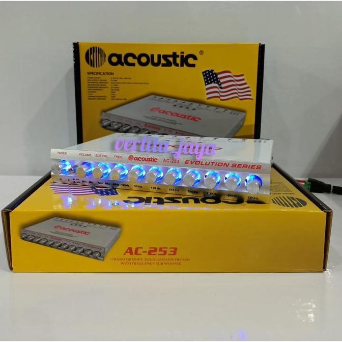 Vocale- Preamp Parametrik Acoustic Ac-253 Ada 11Band