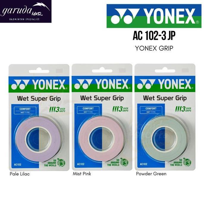 7tridarmasila - GRIP RAKET YONEX AC 102 - 3 JP GRIP YONEX AC 102-3 JP CODE YONEX AC 10