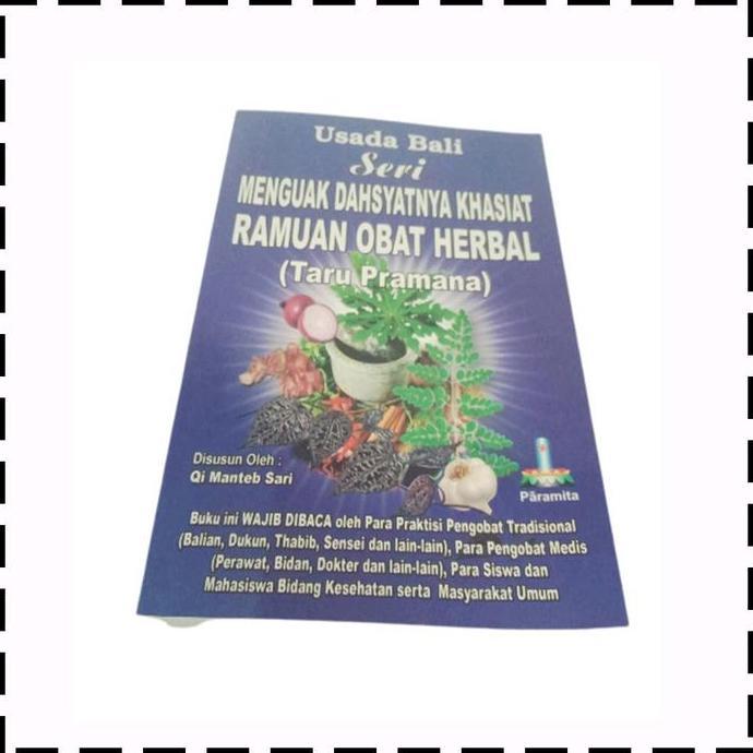 Lavista_corp - Buku Usada Bali Seri Taru Premana Pramana Permana Khasiat Ramuan Obat Herbal Agama Hi