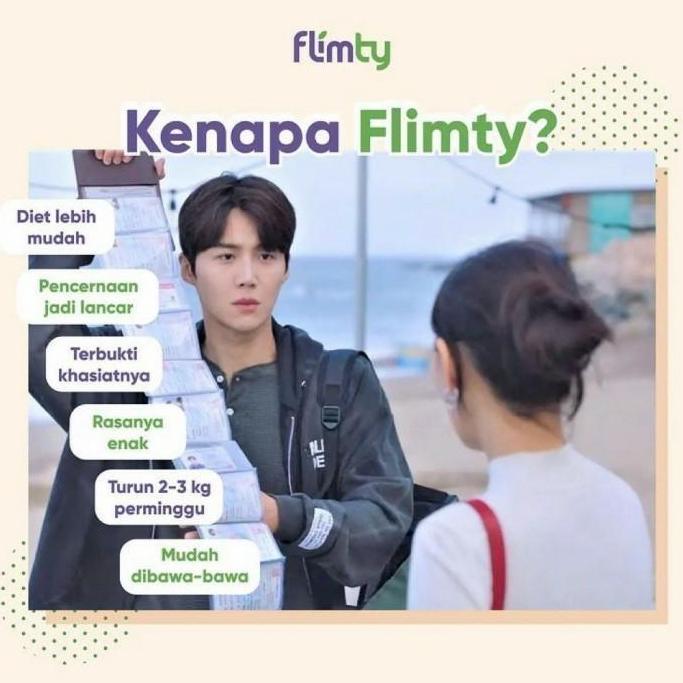 Kerenabis- Filmty Fiber Drink - Flimtea Minuman Diet Detox Pengecil Perut Buncit