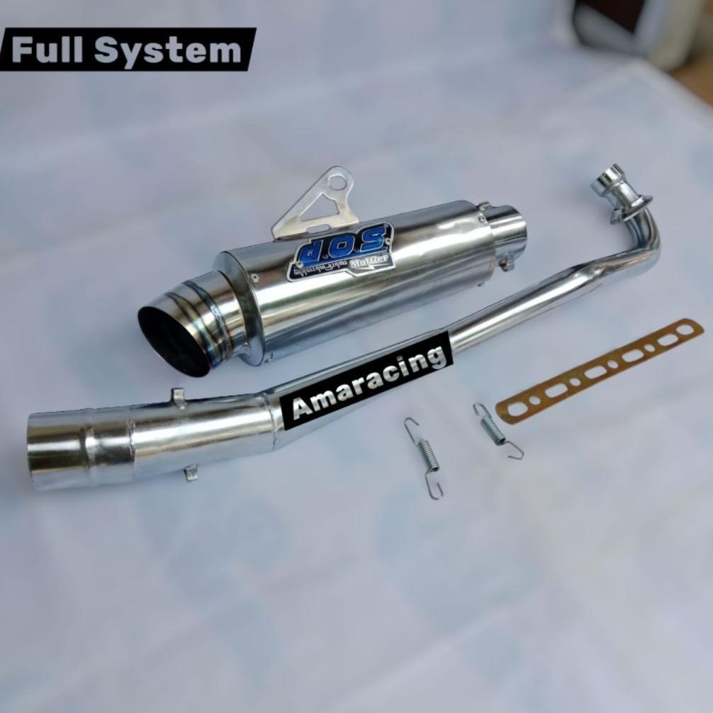 RAVELLEVAULT KNALPOT RACING DOS ALL BEBEK SUPRA JUPITER KARISMA VEGA LEGENDA PRIMA SHOGUN SMASH REVO