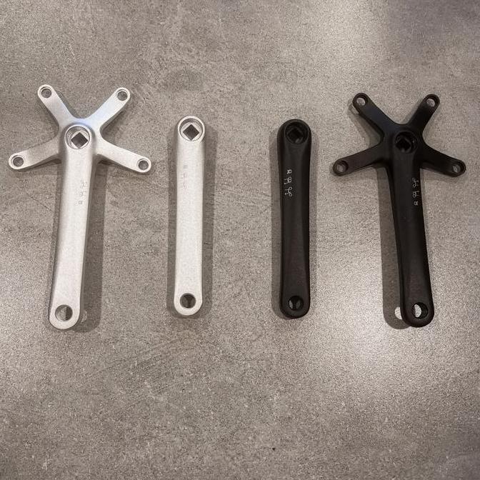 Crank arm folding bike BCD 130 kreuz BromptonN 3 sixty silver black