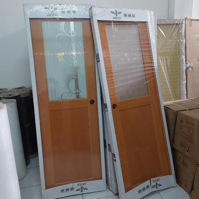 PINTU KAMAR MANDI UPVC-PINTU KAMAR MANDI KACA SIAP PASANG