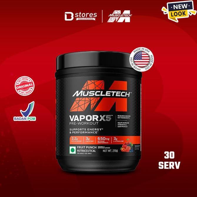Kerenabis- Muscletech Next Gen Vaporx5 Preworkout 30 Serving Bs