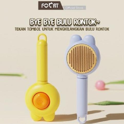 KAVELLEWORKS [PAKET HEPI 1] FOCAT GUNTING KUKU ANJING KUCING F29  F14 PET COMB BRUSH GRATIS VITAMIN 