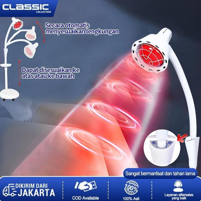 Lampu Fisioterapi Kepala Tunggal Pemanas Listrik Inframerah /Alat Kecantikan untuk Salon Kecantikan/