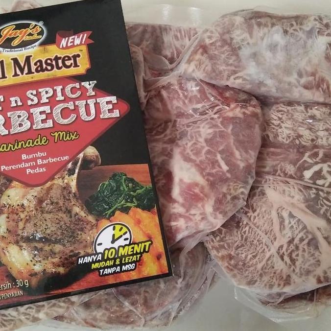 Spezia- Daging Sapi Steak Gyu Paket Bumbu Marinade Bandung