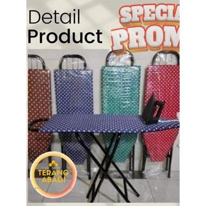 [Promo] Meja Setrika Lipat Mulitfungsi/ Meja Setrika Besi/ Meja Gosok Besi Setrika/ Rak Setrika Besi