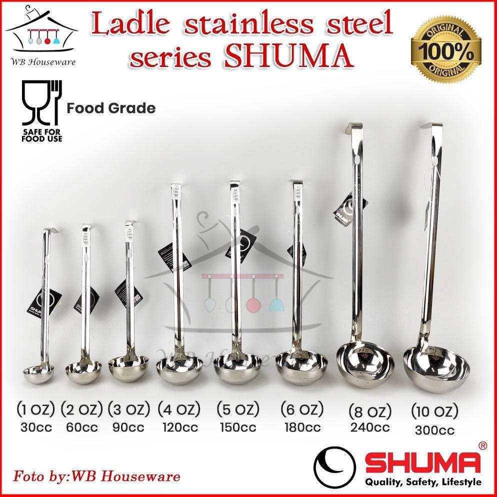 Shuma Soup Ladle Stainless  / Irus Bakso / Sendok Soup / Centong Stainless