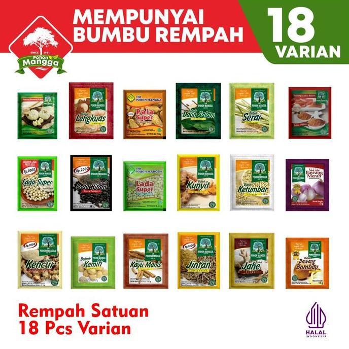 Spezia- (1 Renceng/ 12 Sachet) Jintan Bubuk Cap Pohon Mangga