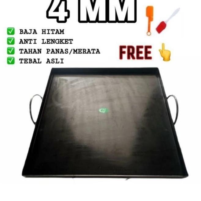 Wajan Roti Bakar / Wajan Martabak / Wajan Kebab / Anti Lengket / Tebal 4Mm