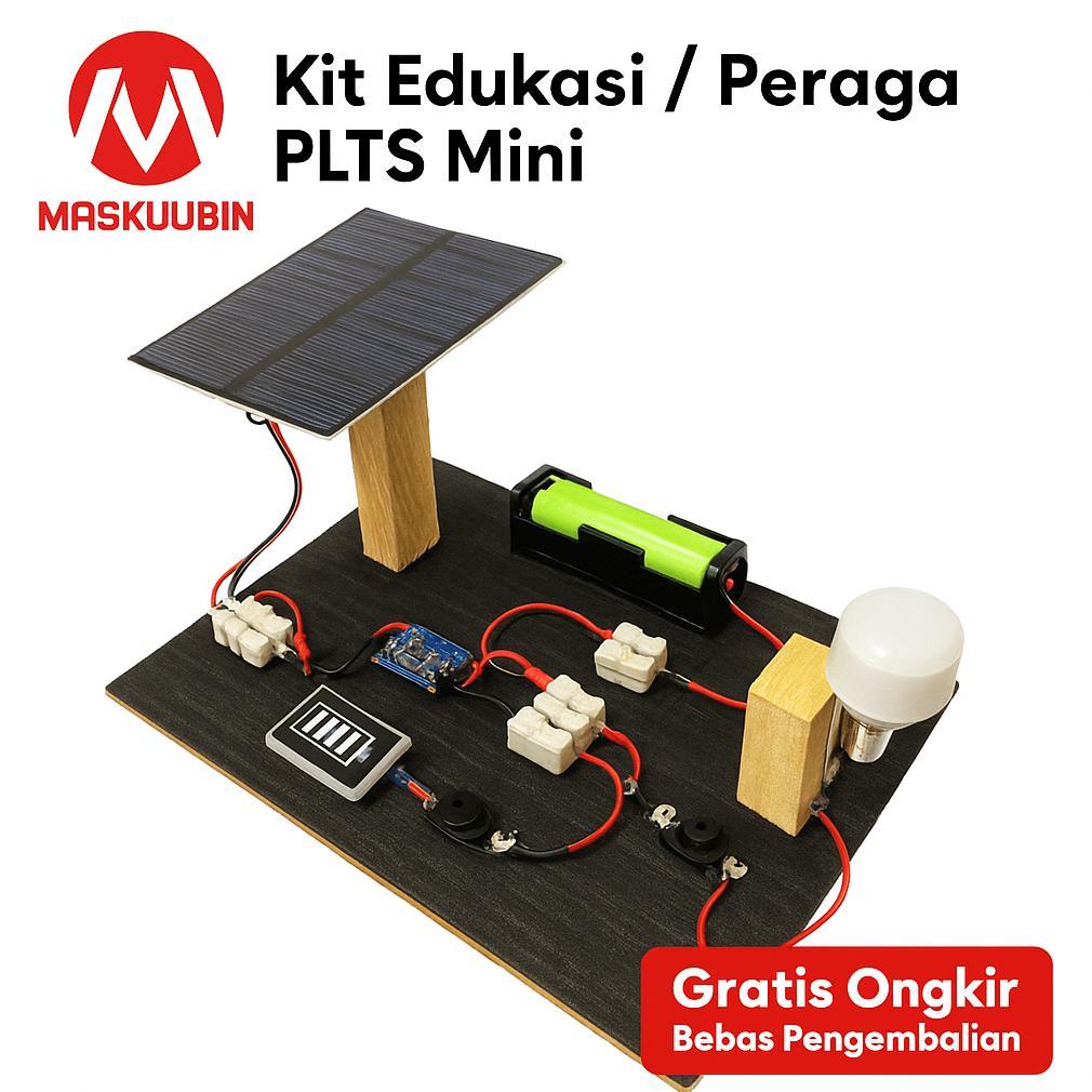 DIY Kit Edukasi PLTS Mini Pembangkit Listrik Tenaga Matahari Panel Surya Mini