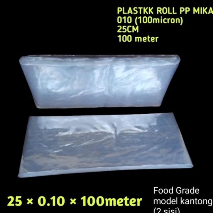 Plastik Roll Pp Mika 010 25Cm Plastik Tebal Snack