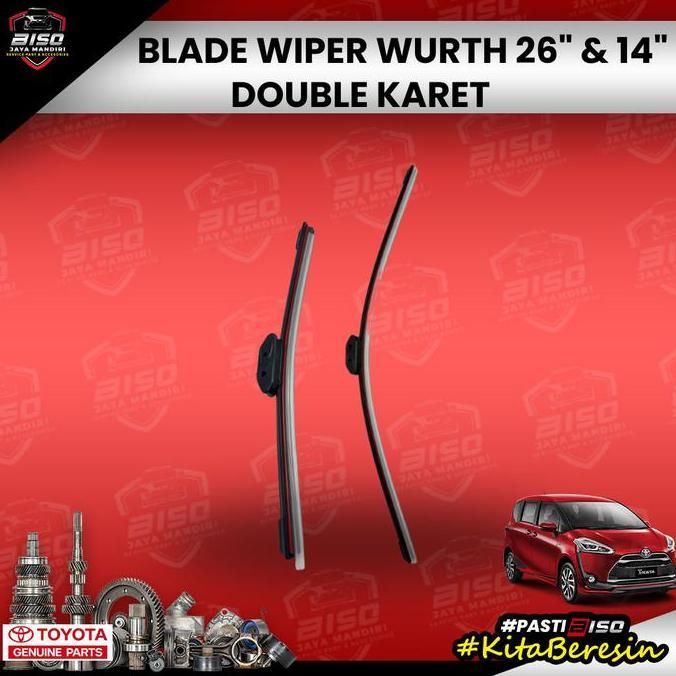 Sale Blade Wiper Wurth 26" & 14" Untuk Toyota Sienta