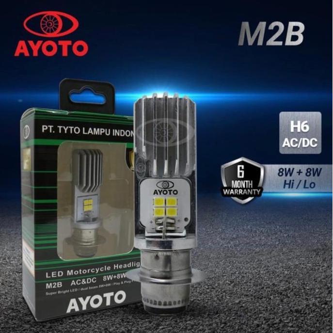 lampu led ayoto h6 m2b 18 watt