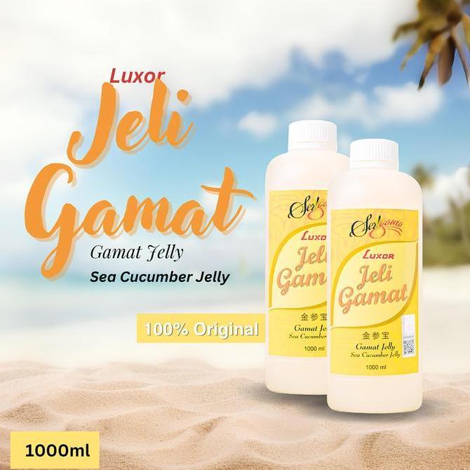 Gamat Jelly Luxor 1000 Ml / 1 Liter Original Malaysia Terbaru 