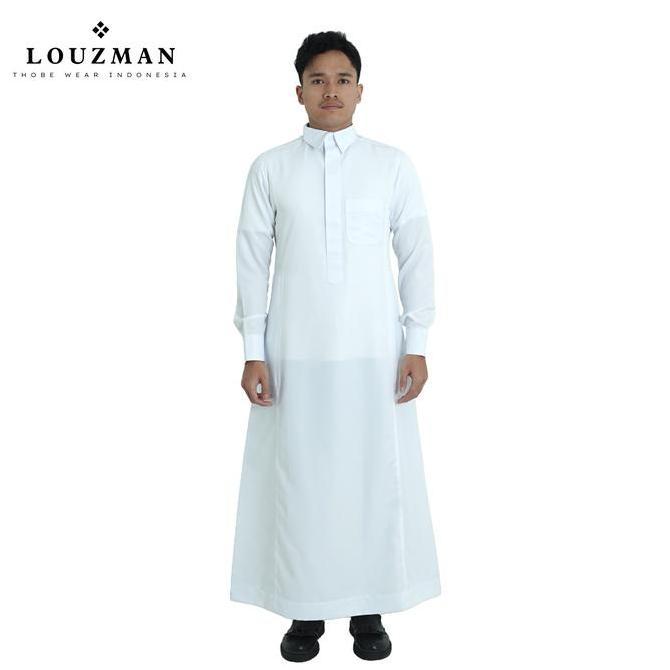 Louzman Royal Thobe Luthfee Jubah Gamis Slimfit Premium Series