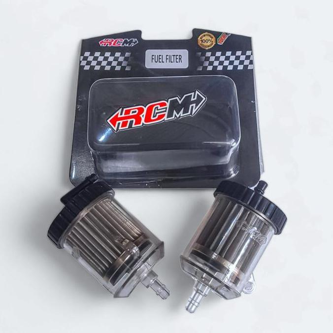 Sixbase_Custom - Filter Bensin Seumur Hidup Saringan Stainless Pompa Pump Fuel Universal Motor Mobil