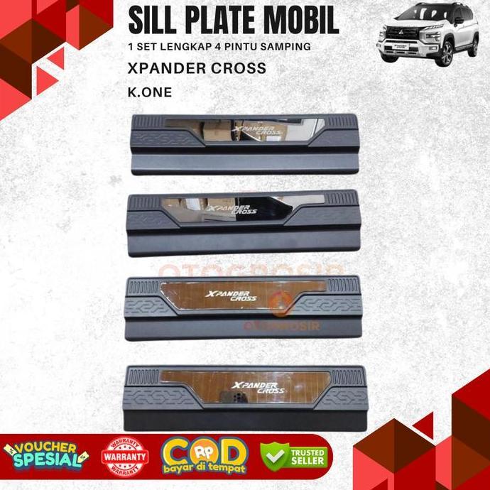 SILLPLATE PREMIUM PINTU MOBIL XPANDER CROSS, SAMPING (4 PCS) / BELAKANG-E172 DISKON
