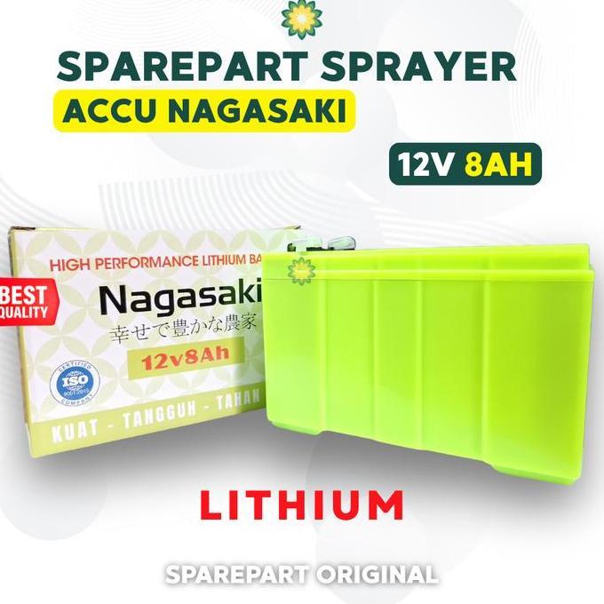 Nagasaki Accu Aki Baterai Sprayer Semprot Elektrik 8Ah | 9Ah | 10Ah Lithium