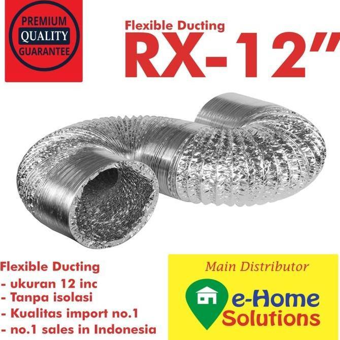 Alumunium Flexible Ducting 12 Inch ( 5 Meter )