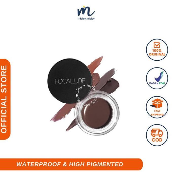 zefus.olshop - [ beli banyak lebih murah ] focallure eyebrow cream waterproof eyebrow gel original -