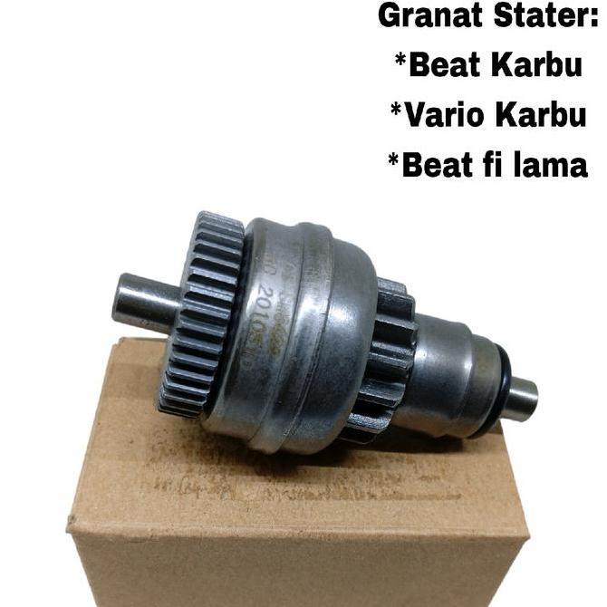 GIGI PINION GRANAT STARTER VARIO,BEAT,BEAT FI STARTER KASAR. KENDARAAN MOTOR DISKON
