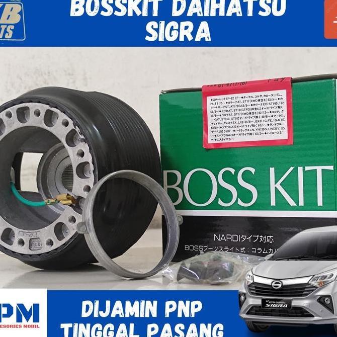 BOSSKIT STIR RACING DAIHATSU SIGRA MEREK HKB ORIGINAL DIJAMIN PNP TINGGAL PASANG BERKUALITAS TERMURA