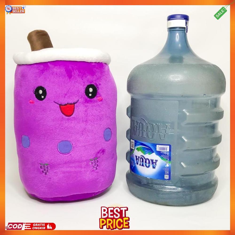 TERMURAH boba jumbo Boneka boba sugar milk tea jumbo Bantal Boba bantal gentong galon murah original