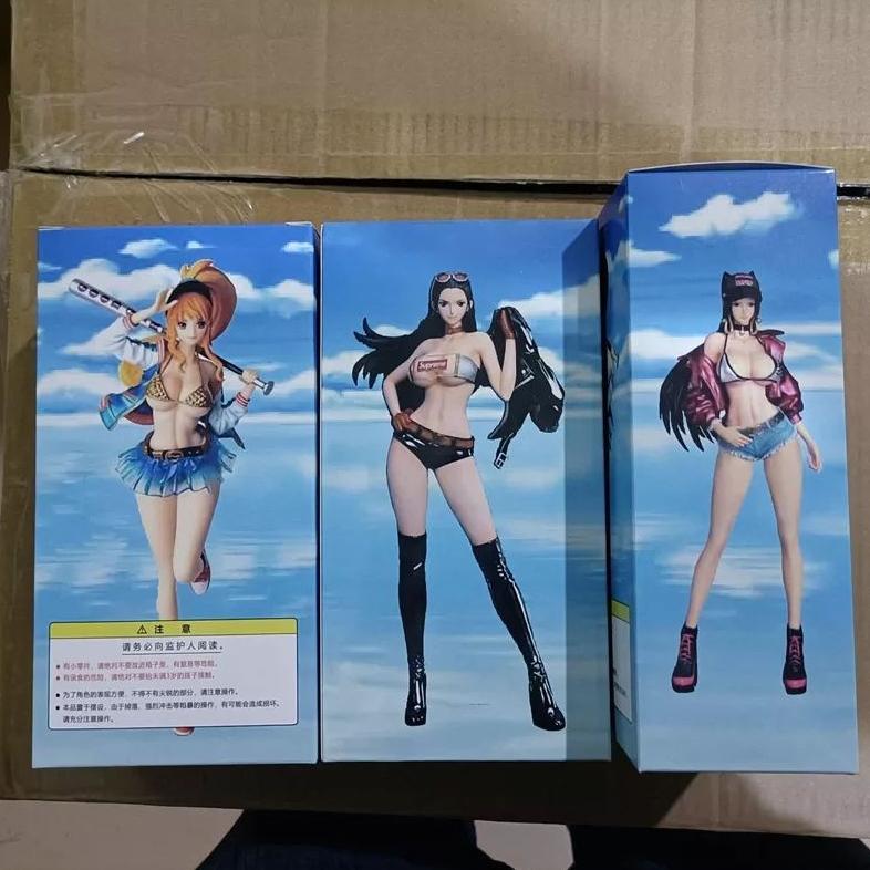 Action Figure Nami Nico Robin Boa Hancock Ver Supreme Racing Baseball DISKON